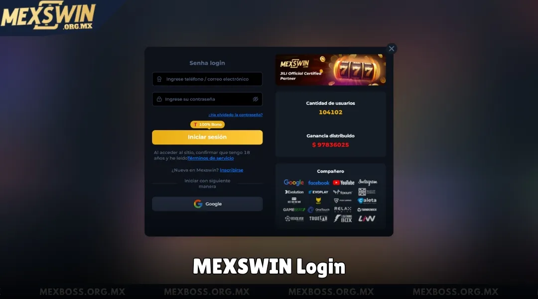 MEXSWIN Login