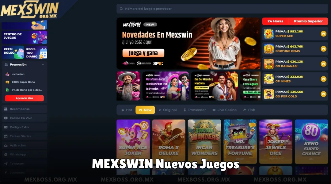 MEXSWIN Nuevos Juegos
