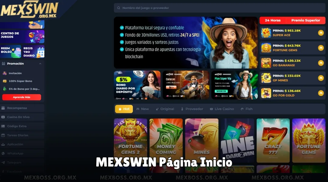 MEXSWIN Página Inicio